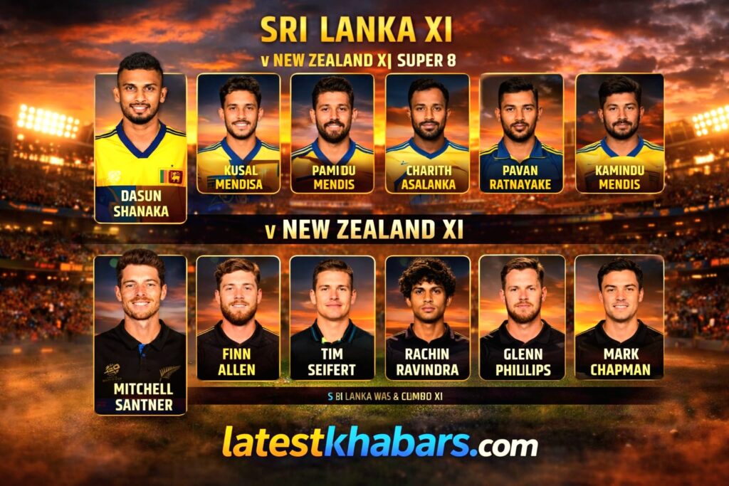 Sri Lanka vs New Zealand T20World Cup 2026