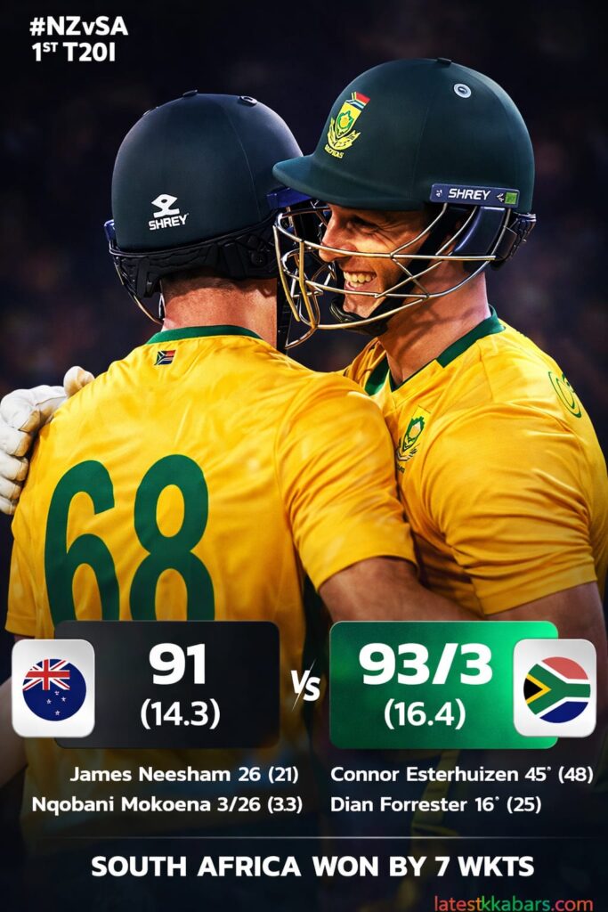 New Zealand vs South Africa