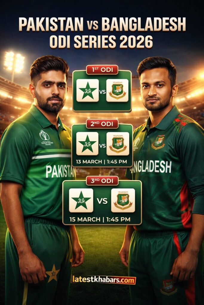 Pakistan vs Bangladesh Match